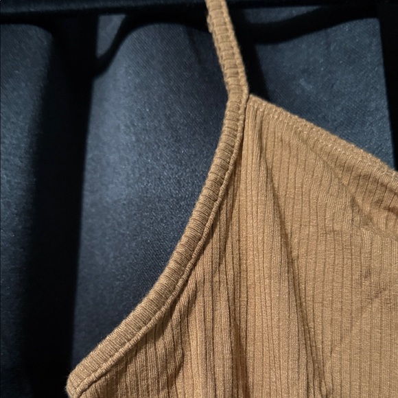 Tan Ribbed Bodysuit - Picture 3 of 3